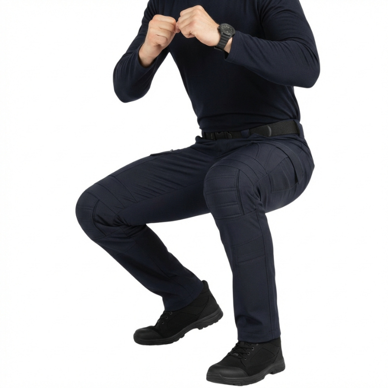 Tactical combat trousers with knee pads