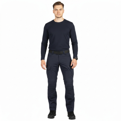 Tactical combat trousers with knee pads