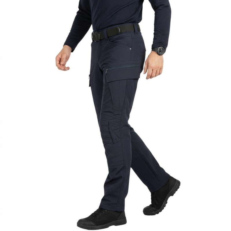 Tactical combat trousers with knee pads