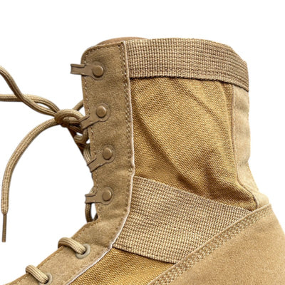Knee high lace up tactical boots