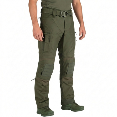 Tactical combat trousers with knee pads