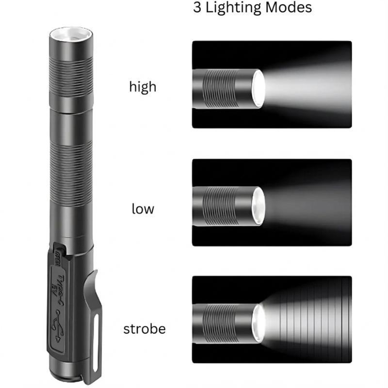 Rechargeable Pen Torch Light