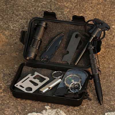 Black tactical kit