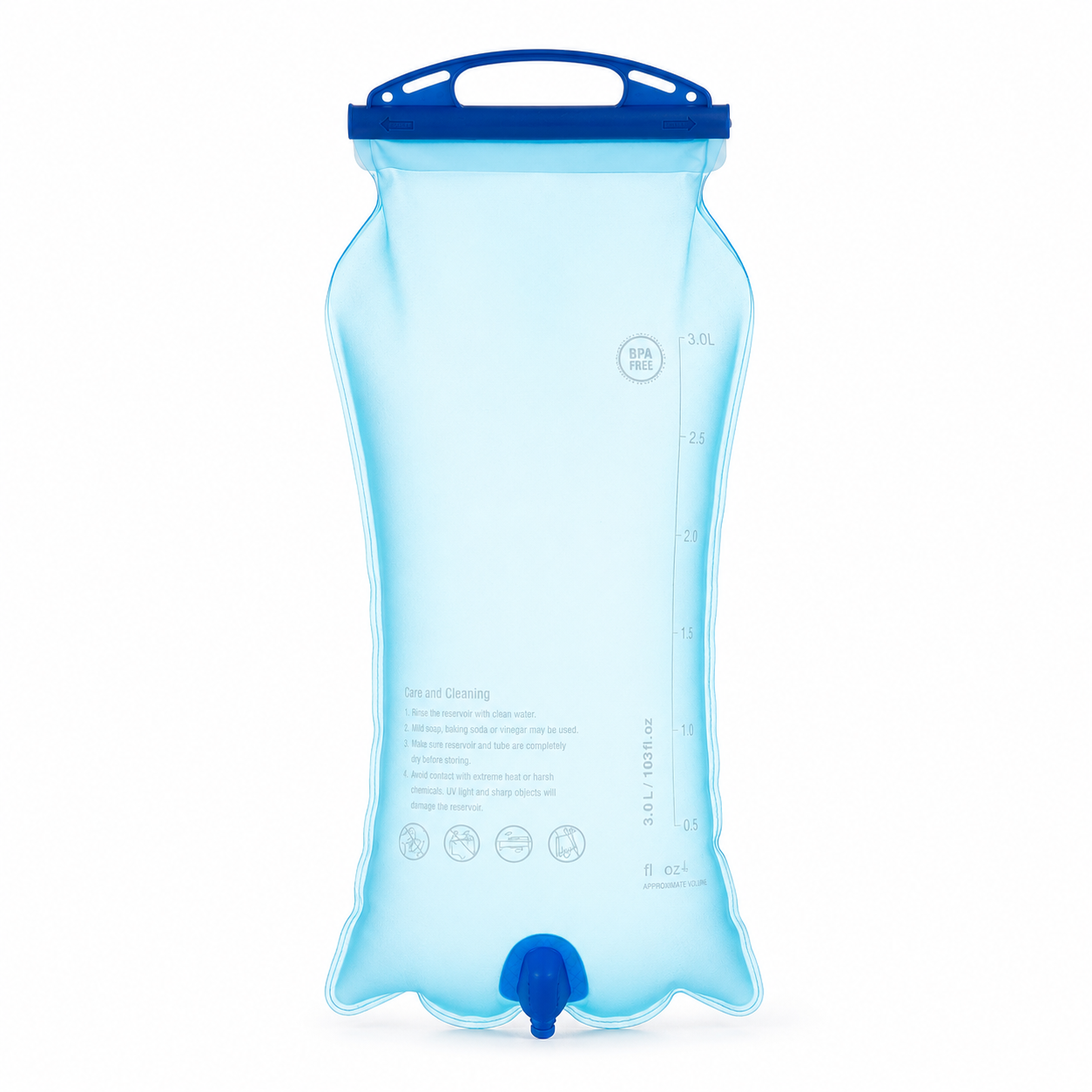 Gravity water filter hiking