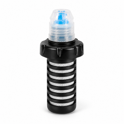 Folding bottle with filter water