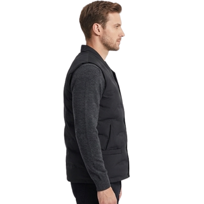 Military down vest black
