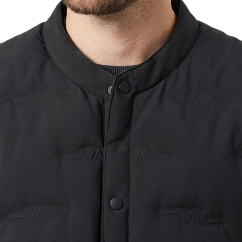 Military down vest black