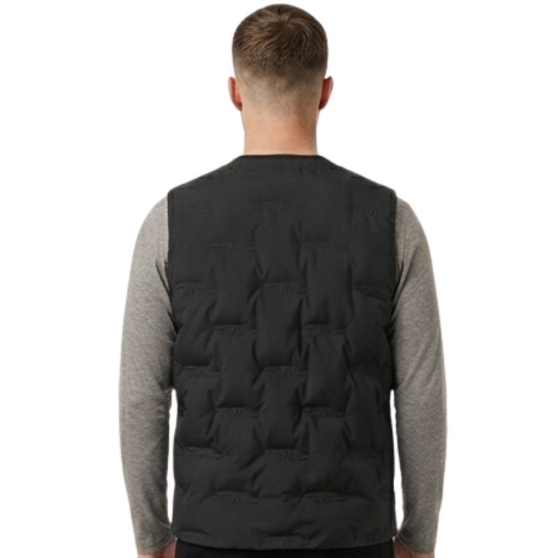 Military down vest black