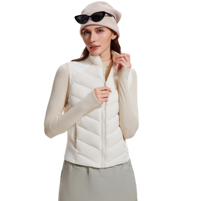 Outdoor down vest woman