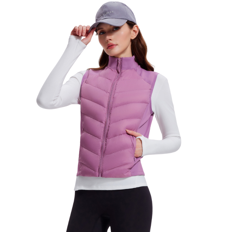 Outdoor down vest woman
