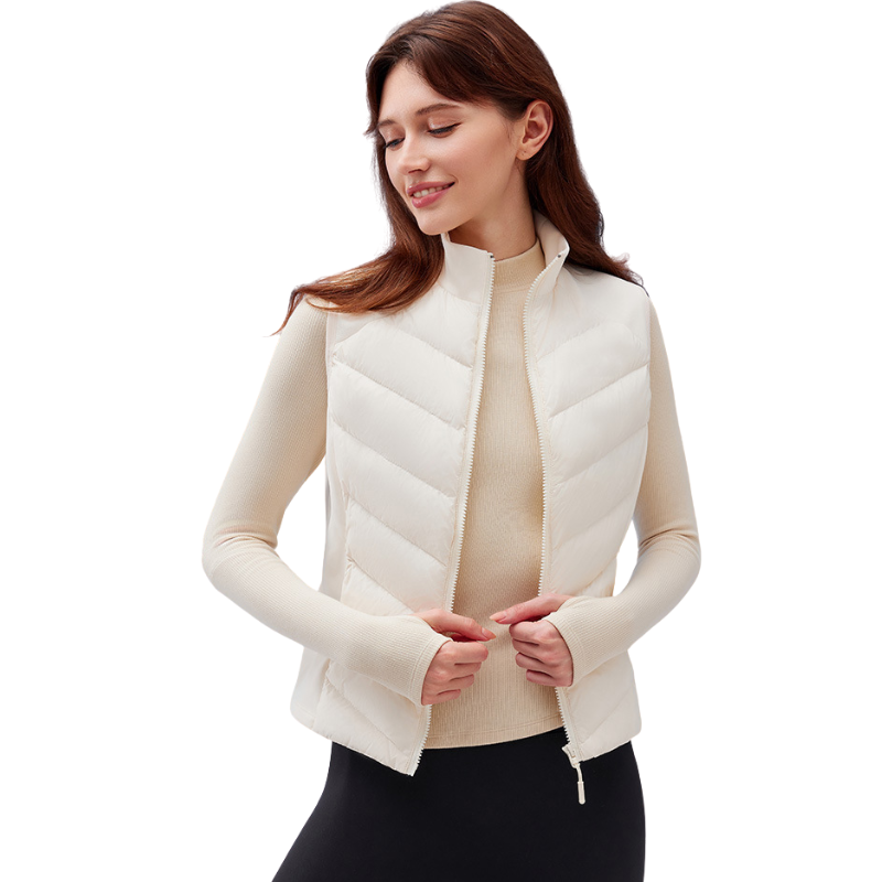 Outdoor down vest woman
