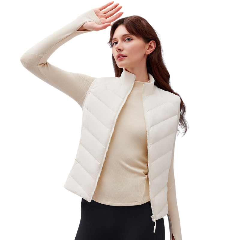 Outdoor down vest woman