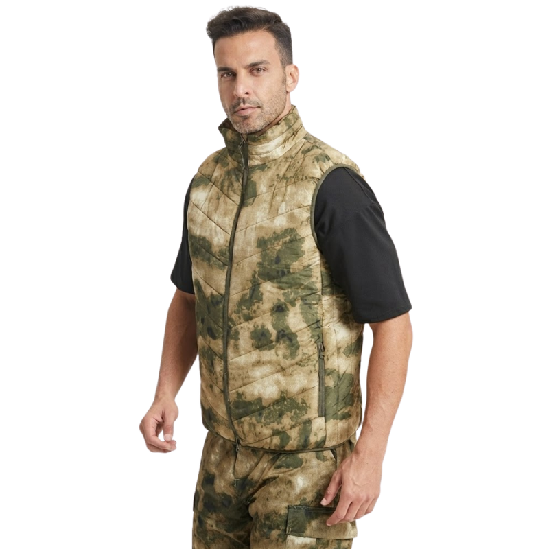 Down vest camouflage