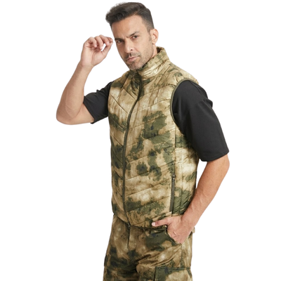 Down vest camouflage