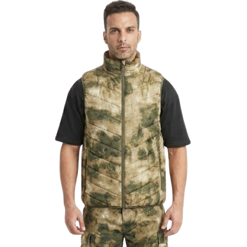 Down vest camouflage