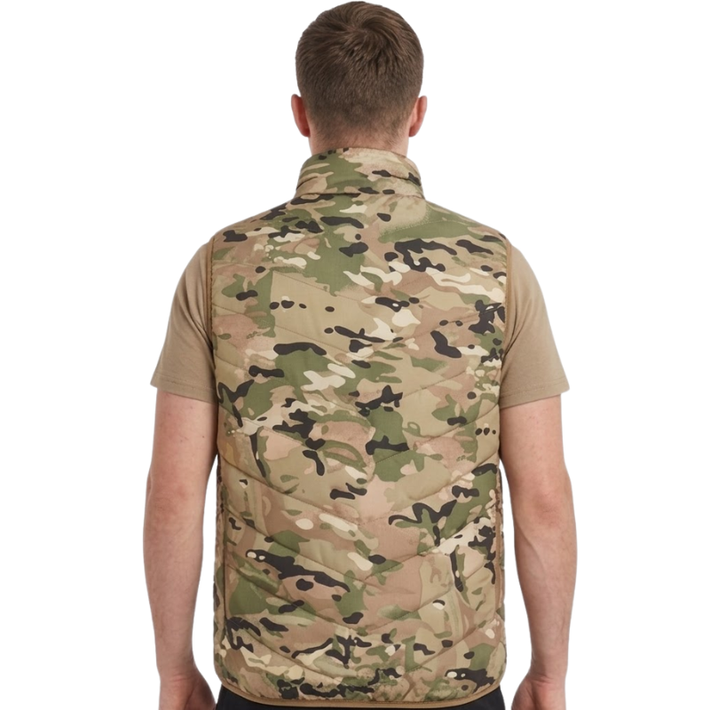 Down vest camouflage