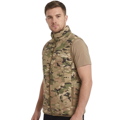 Down vest camouflage