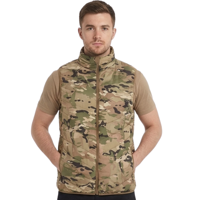 Down vest camouflage