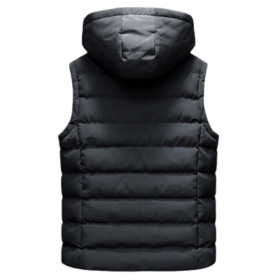 Hooded down vest