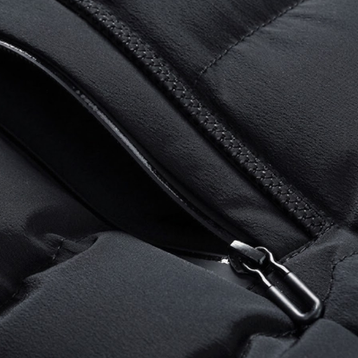 Hooded down vest