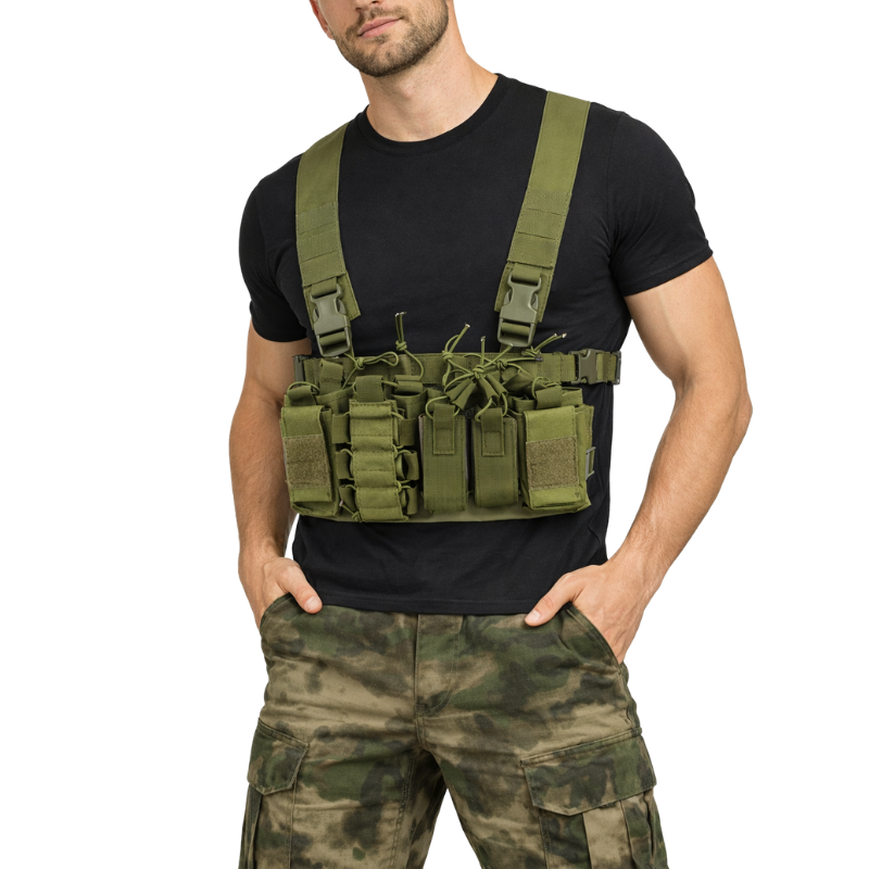 Lightweight molle chest rig
