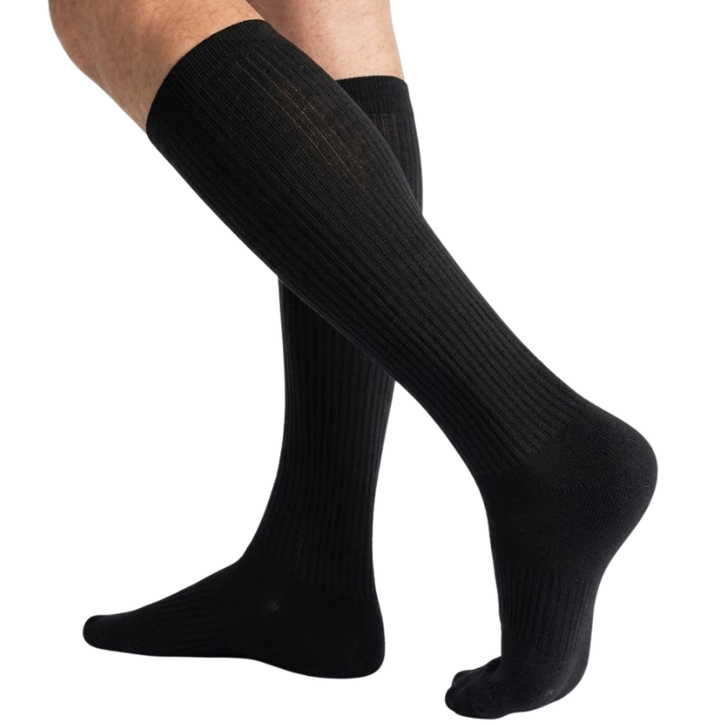Water-repellent long socks
