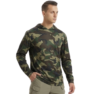 Camouflage sun hoodie
