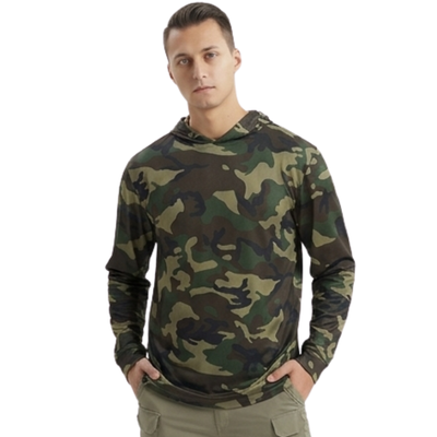 Camouflage sun hoodie