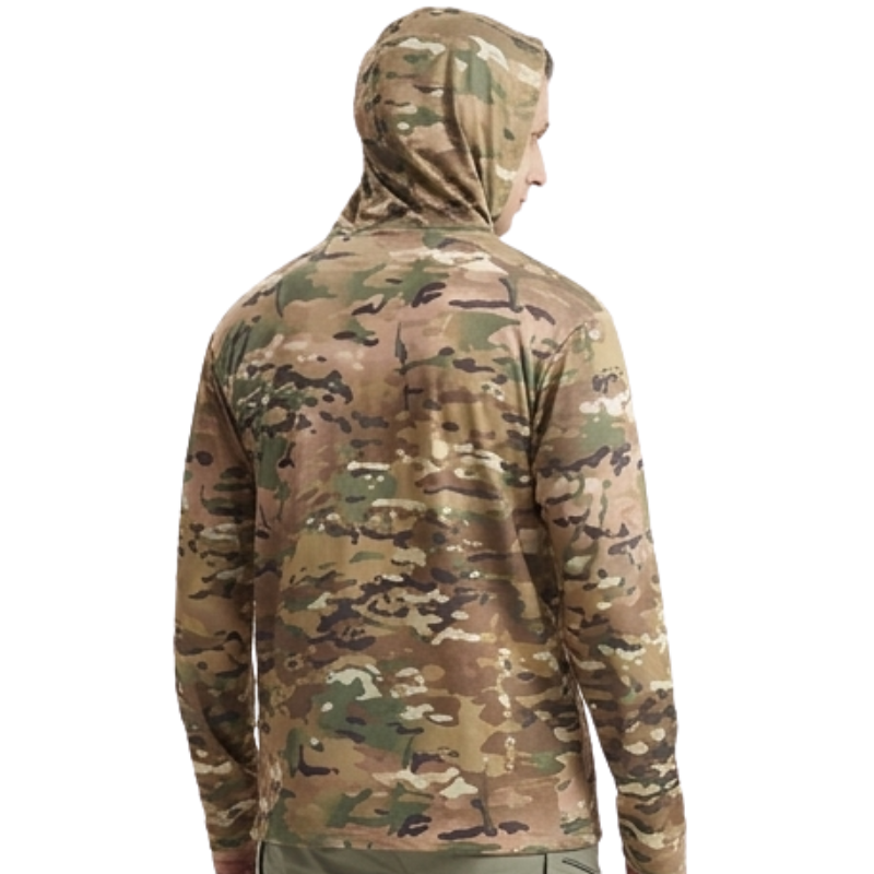 Camouflage sun hoodie