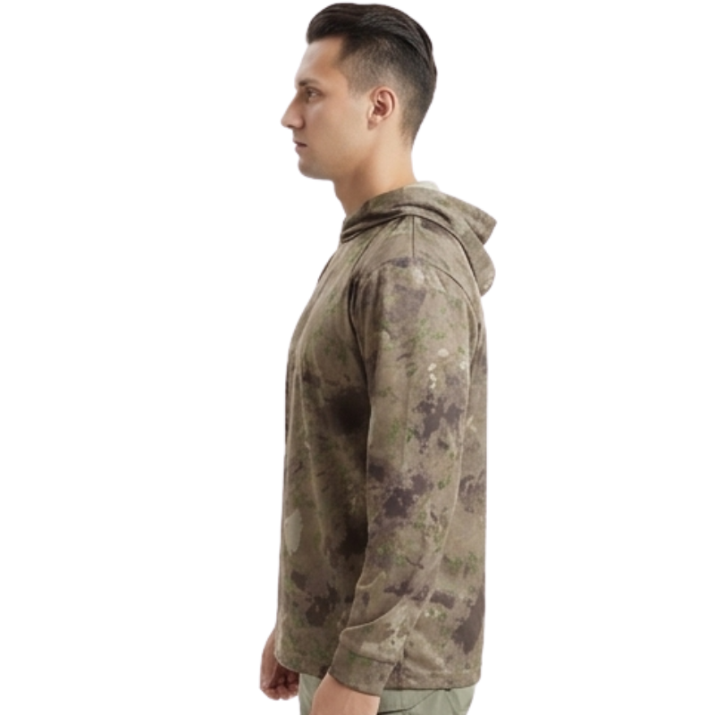 Camouflage sun hoodie