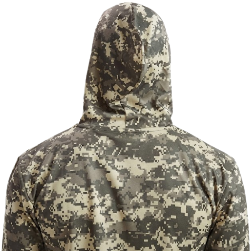 Camouflage sun hoodie