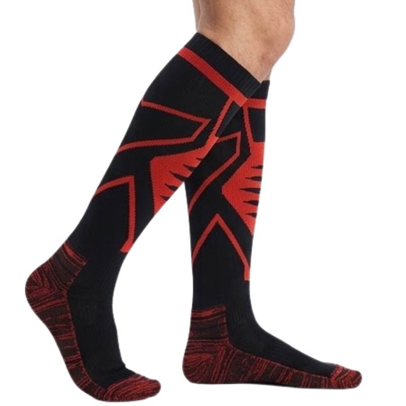 Water-repellent long socks