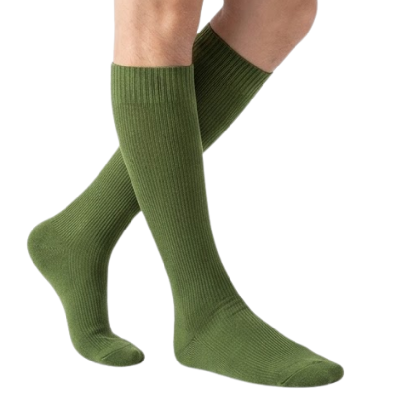 Water-repellent long socks