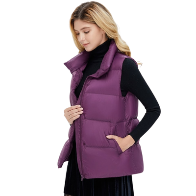 Winter down vest woman