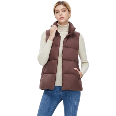 Winter down vest woman