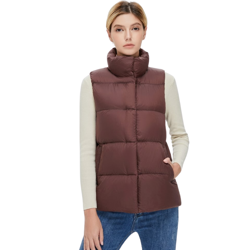 Winter down vest woman