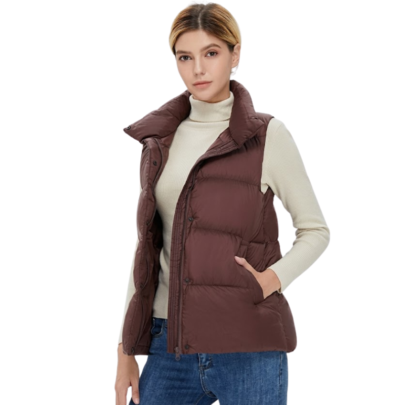 Winter down vest woman