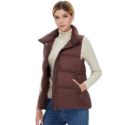 Winter down vest woman