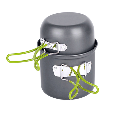 Nesting camping pots and pans