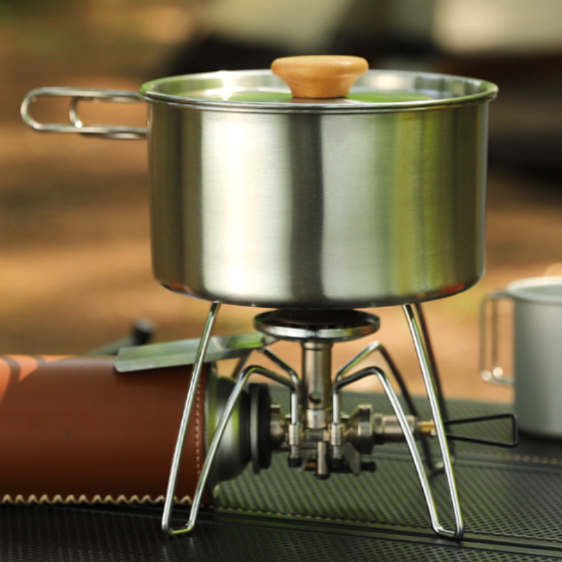 Portable pots and pans for camping