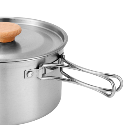 Portable pots and pans for camping