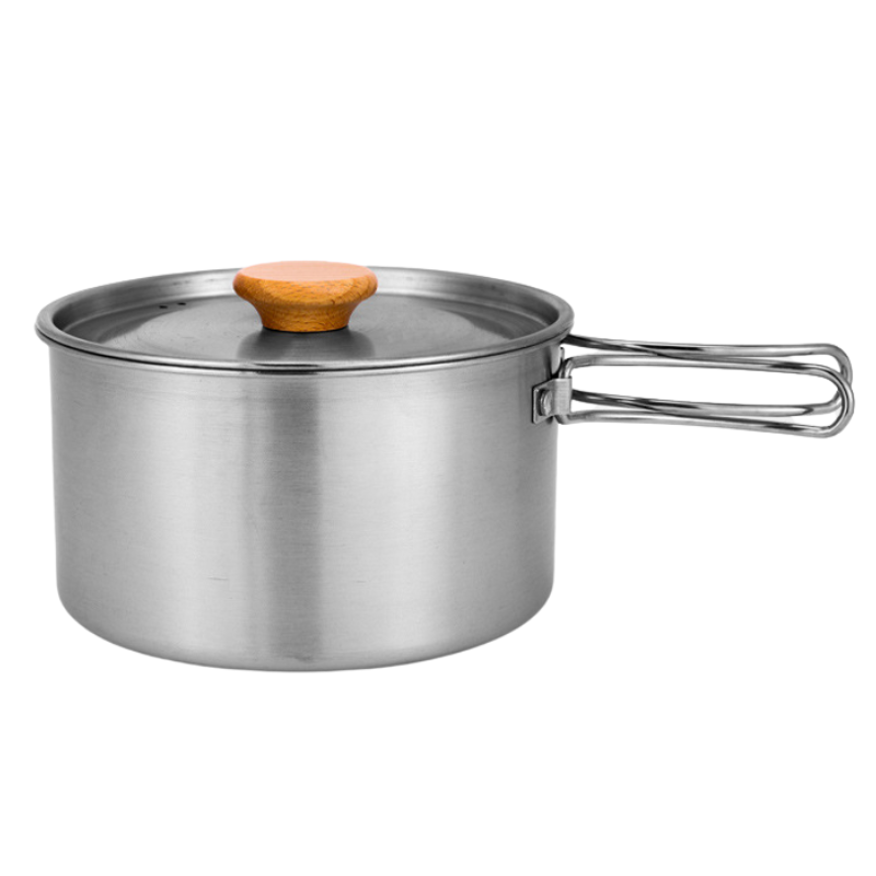 Portable pots and pans for camping