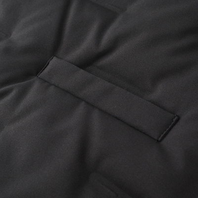 Military down vest black