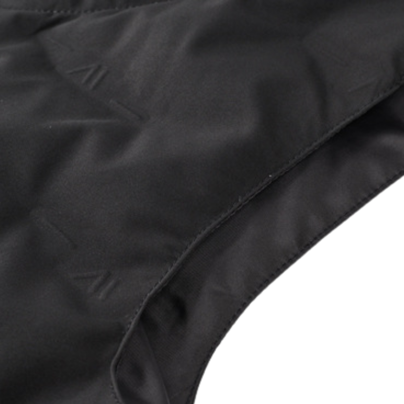 Military down vest black