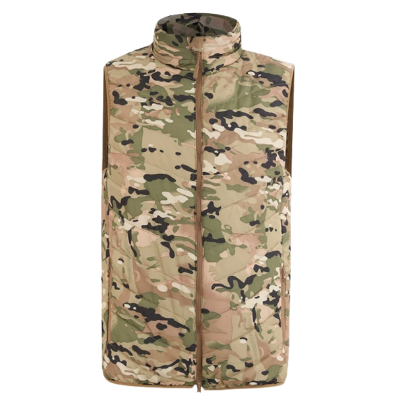 Down vest camouflage