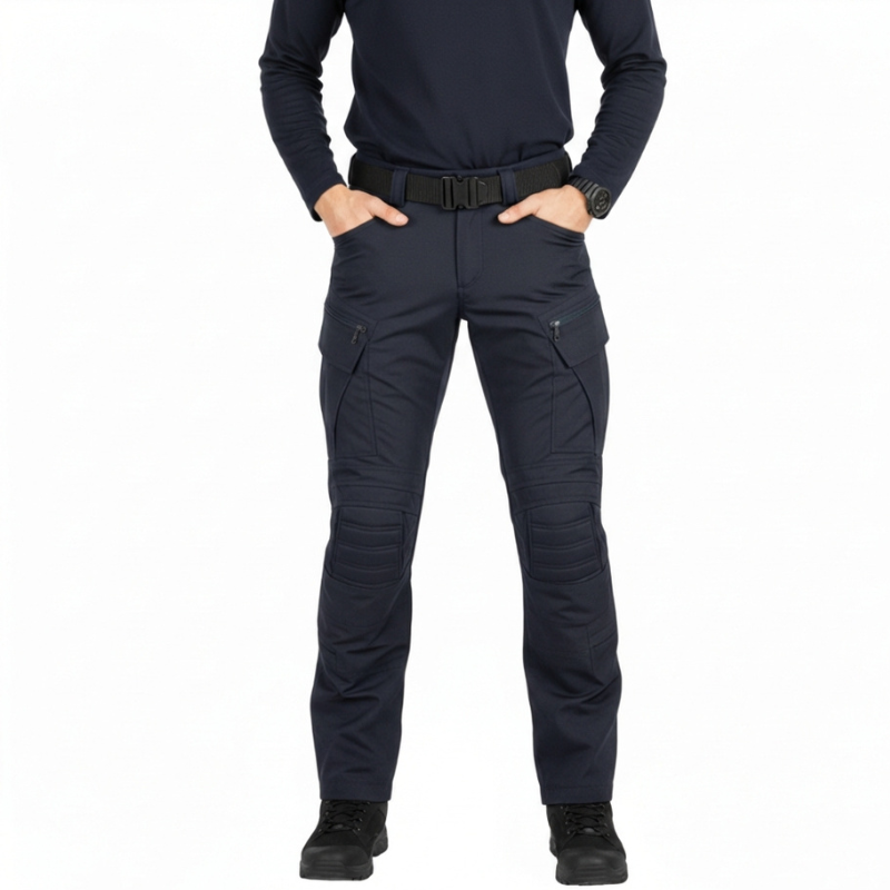 Tactical combat trousers with knee pads