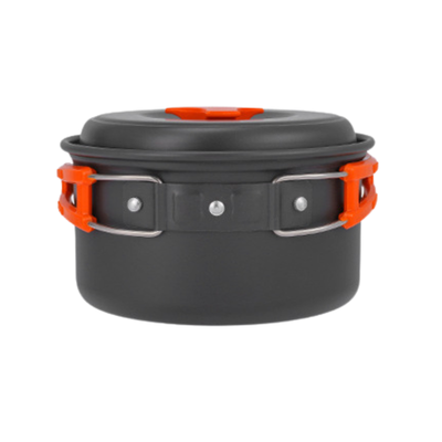Camping pots and pans set