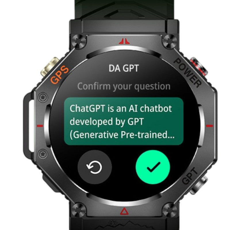 Shock resistant gps watch outdoor