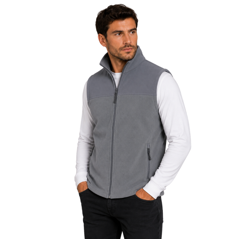 Mens fleece gilet soft