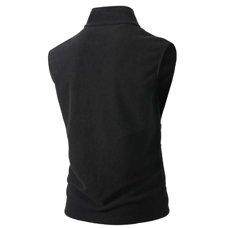 Mens fleece gilet zip up